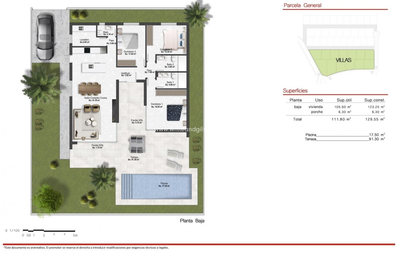 New Build - Villa  - BAÑOS Y MENDIGO - Altaona golf and country village