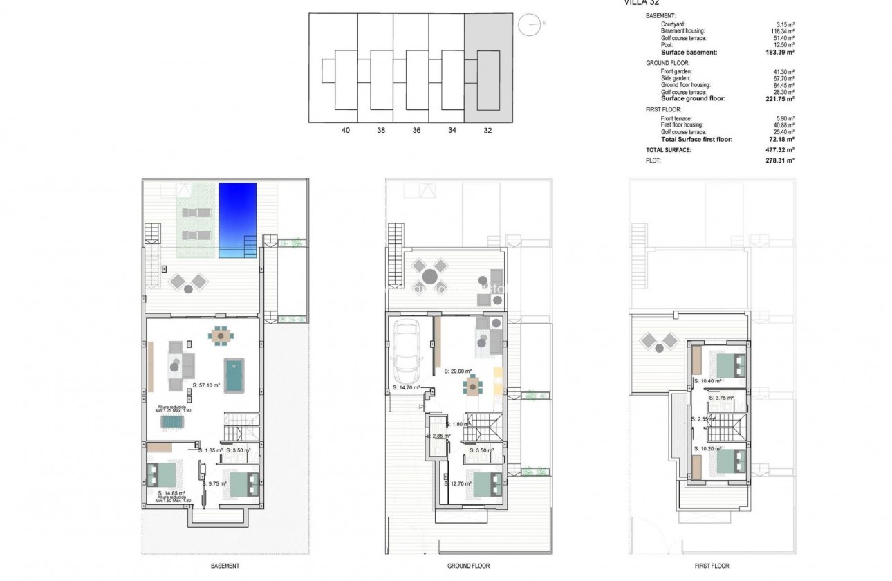 New Build - Villa  - Los Alcázares - Serena Golf