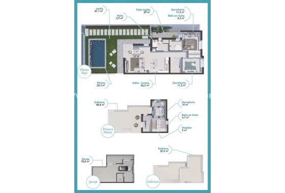 New Build - Villa  - Los Alcázares - Serena Golf