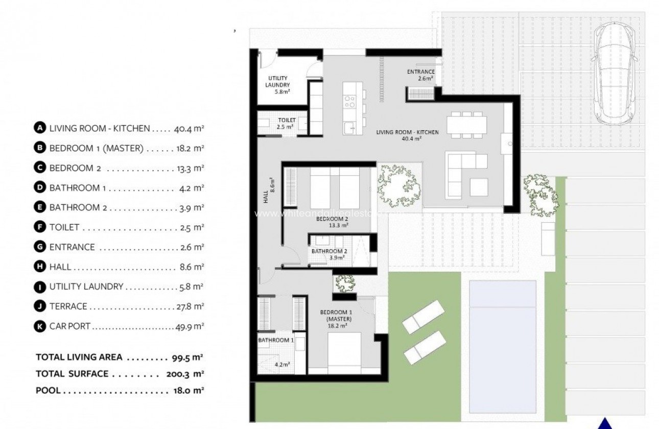 New Build - Villa  - BAÑOS Y MENDIGO - Altaona golf and country village