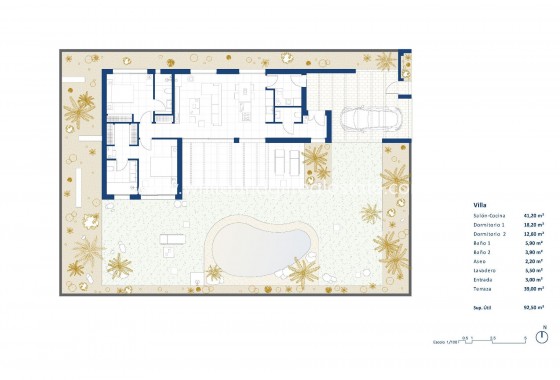 New Build - Villa  - BAÑOS Y MENDIGO - Altaona golf and country village