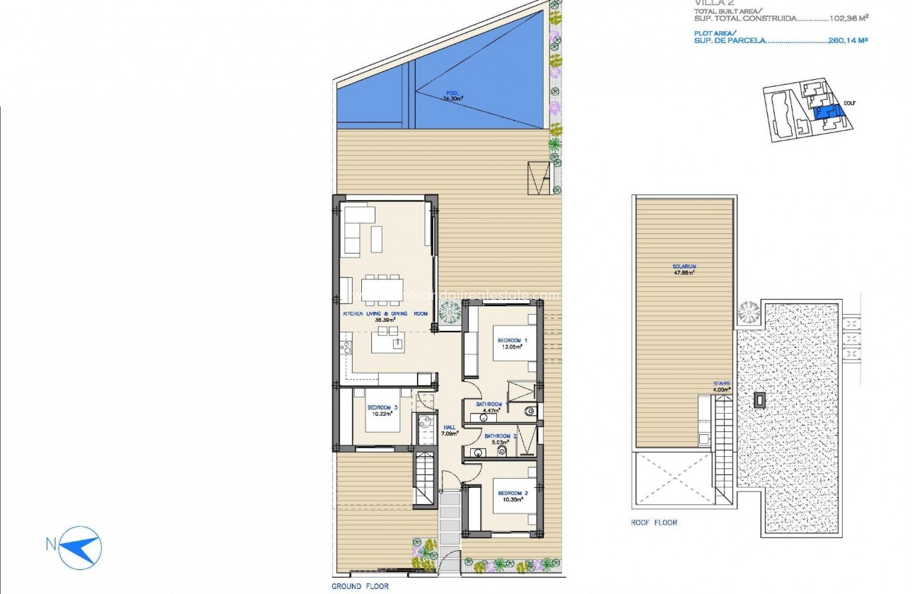 New Build - Villa  - Los Alcázares - Serena Golf