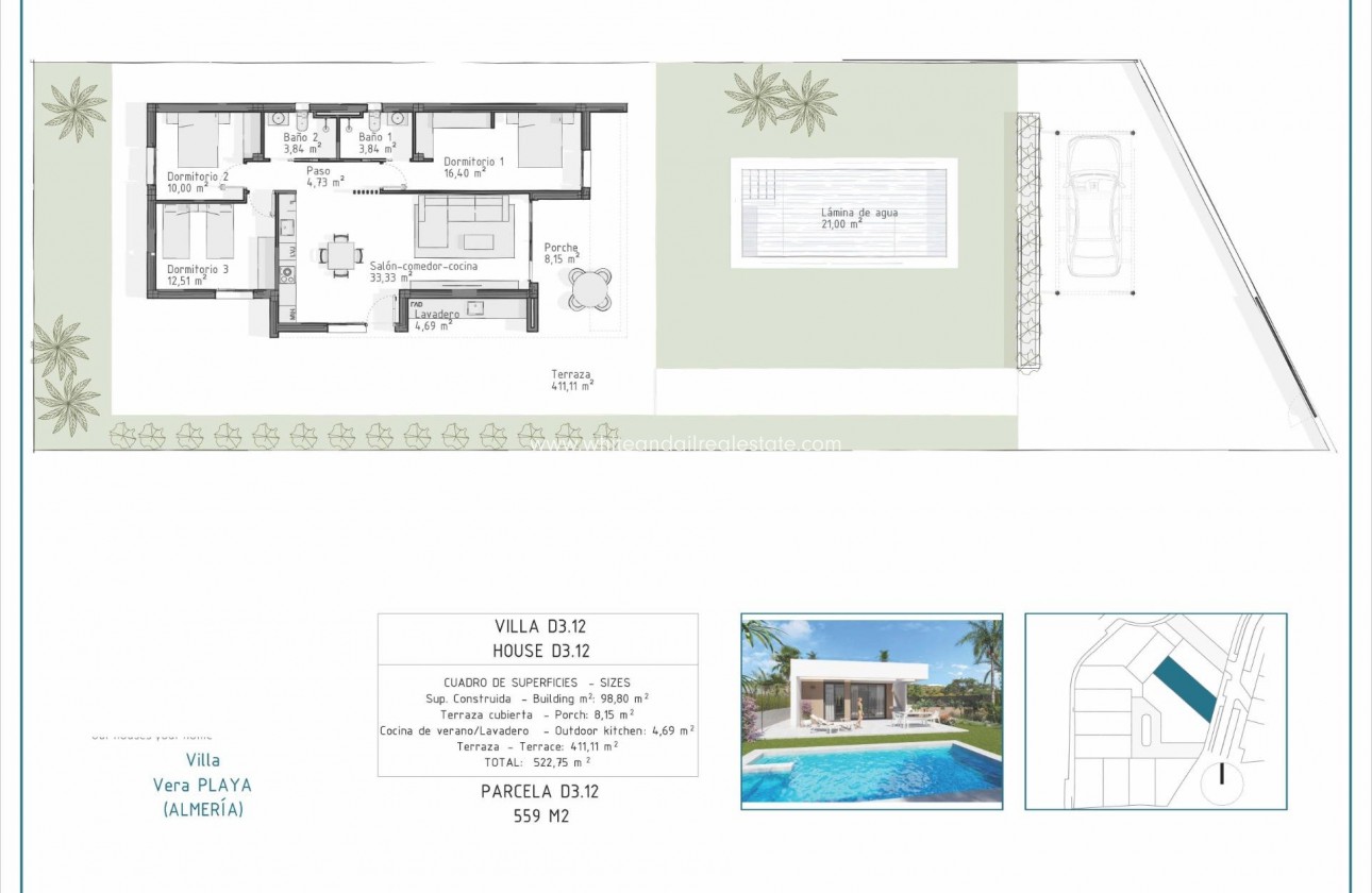 New Build - Villa  - Vera - Pueblo Salinas