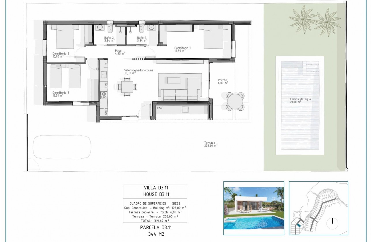 New Build - Villa  - Vera - Pueblo Salinas