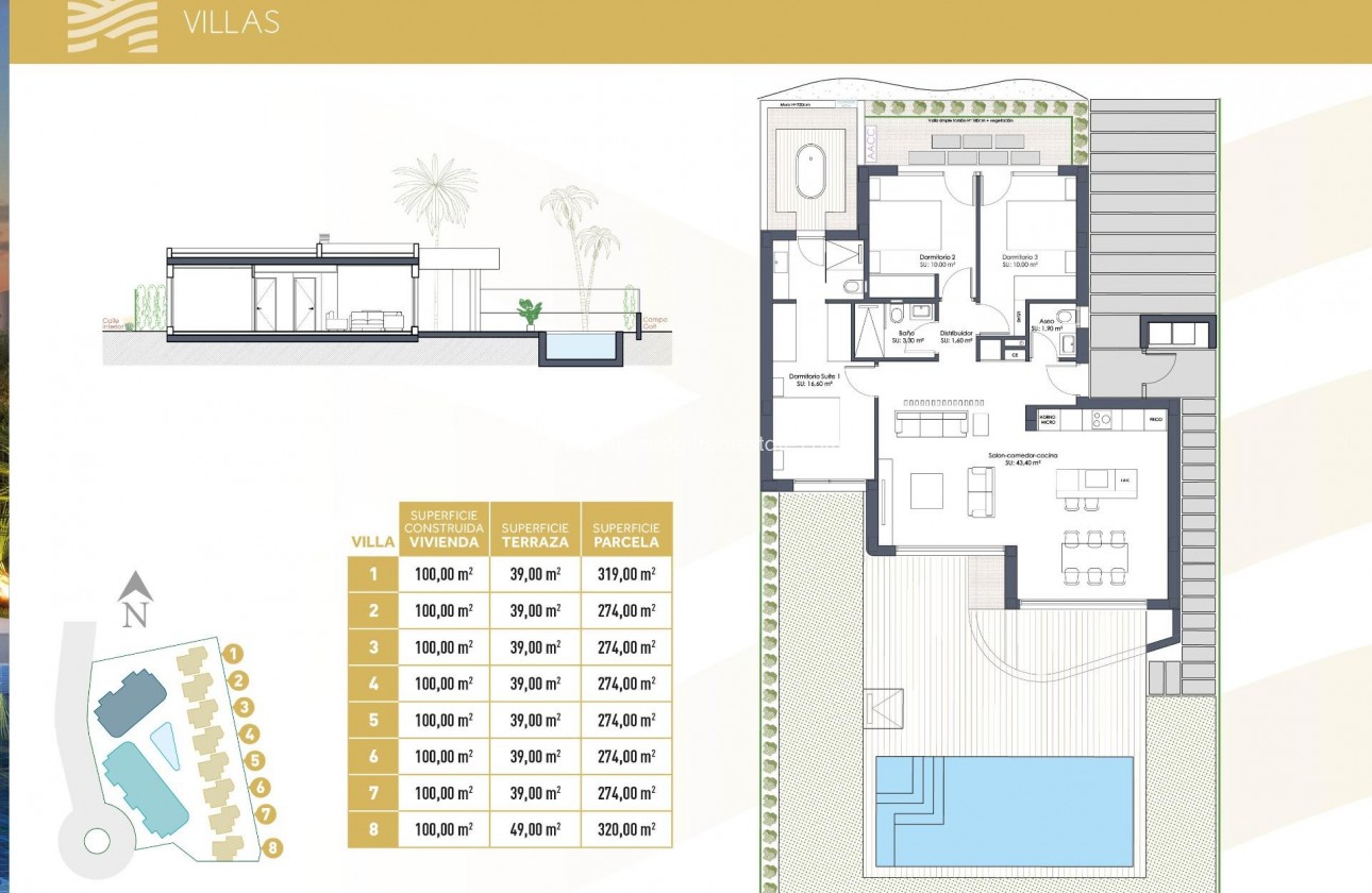 New Build - Villa  - Los Alcázares - Serena Golf