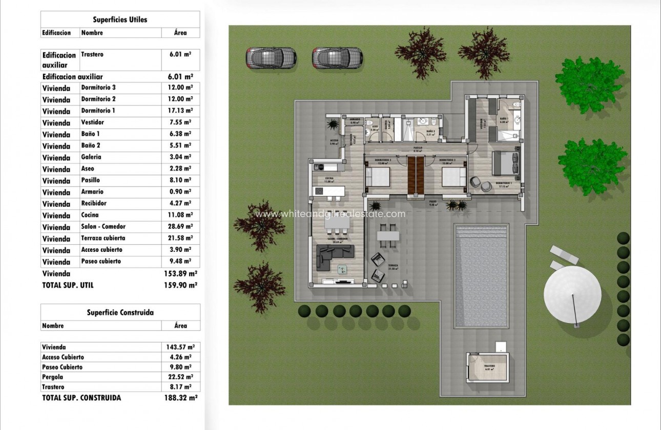 New Build - Villa  - Aspe - Poligono 19