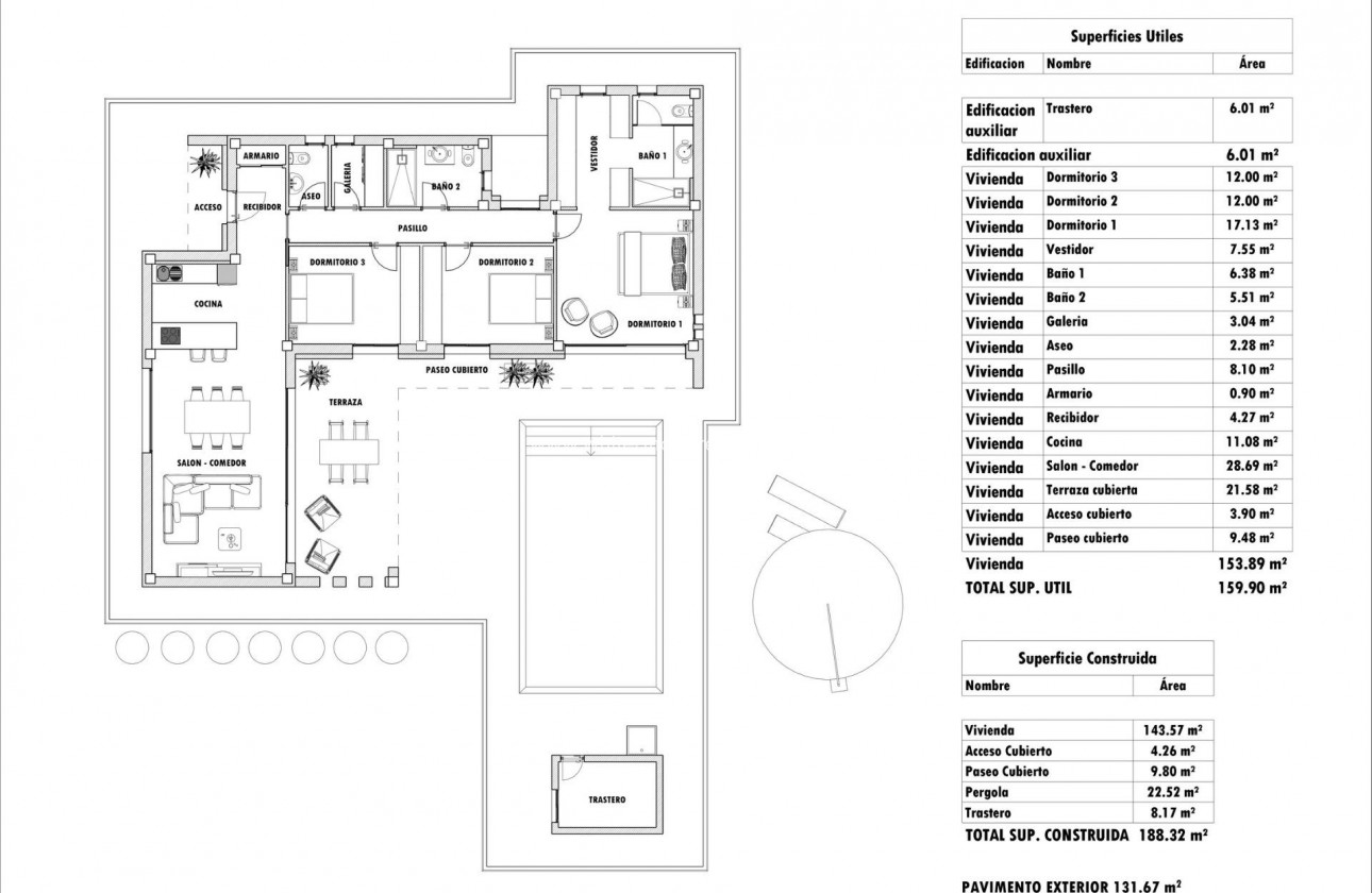 New Build - Villa  - Aspe - Poligono 19