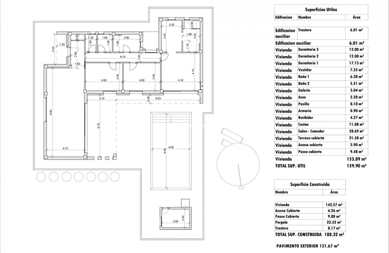New Build - Villa  - Aspe - Poligono 19