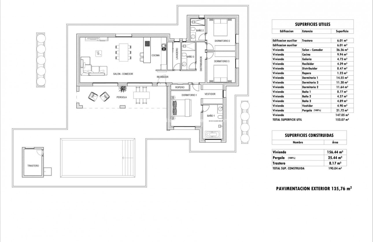 New Build - Villa  - Aspe - Poligono 19
