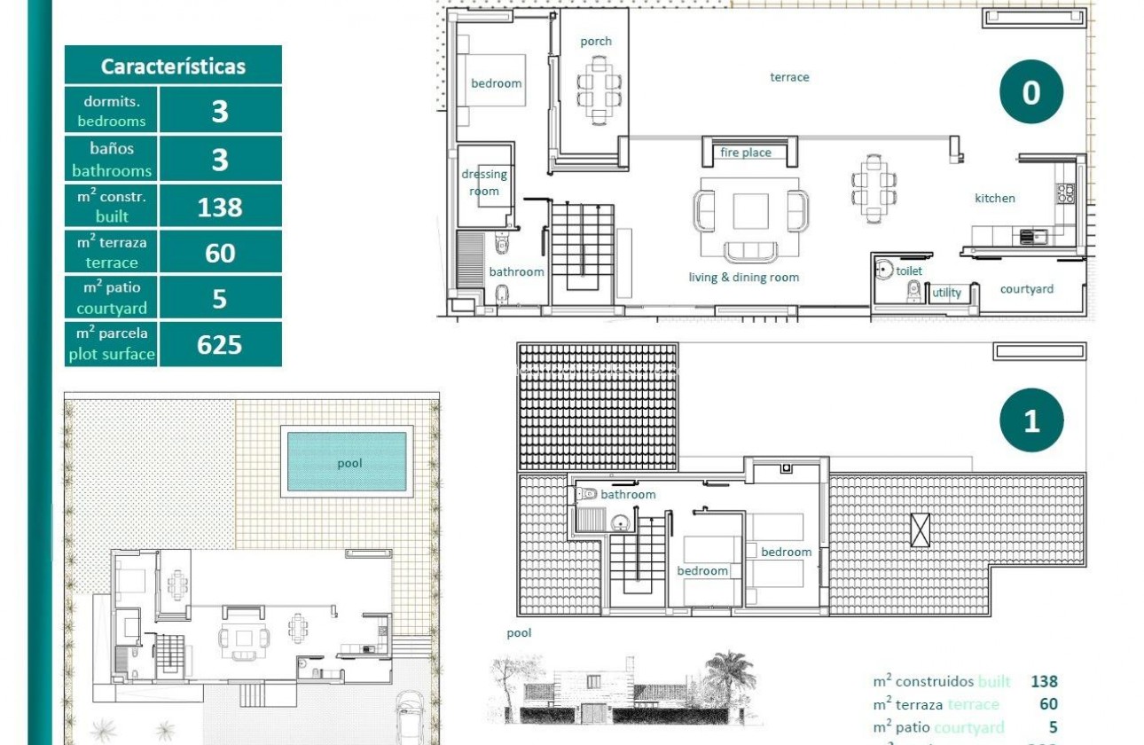New Build - Villa  - Sucina - Peraleja Golf