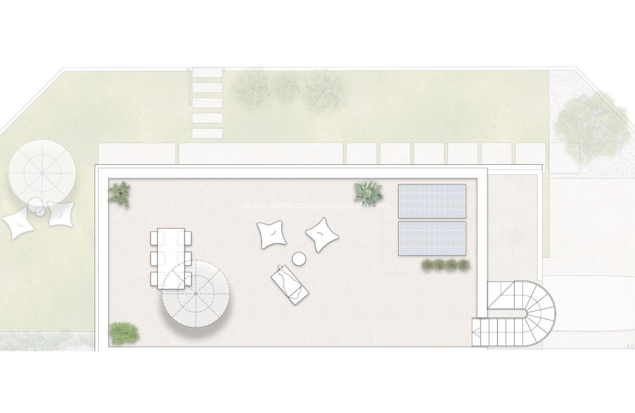 New Build - Villa  - Pilar de la Horadada - pueblo