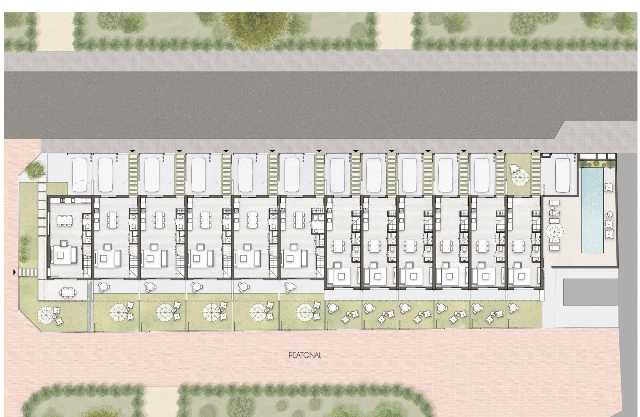 New Build - Villa  - Pilar de la Horadada - pueblo
