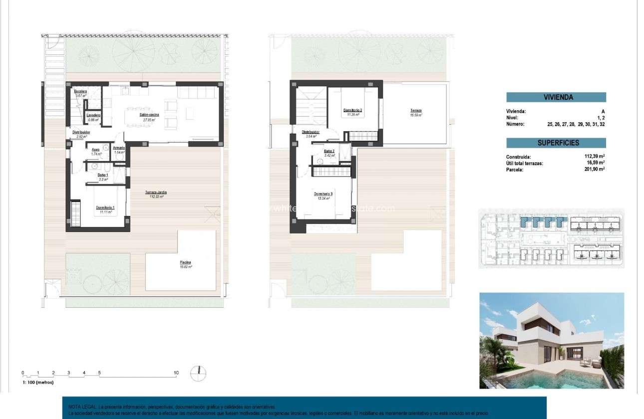 New Build - Villa  - Los Alcázares - Serena Golf