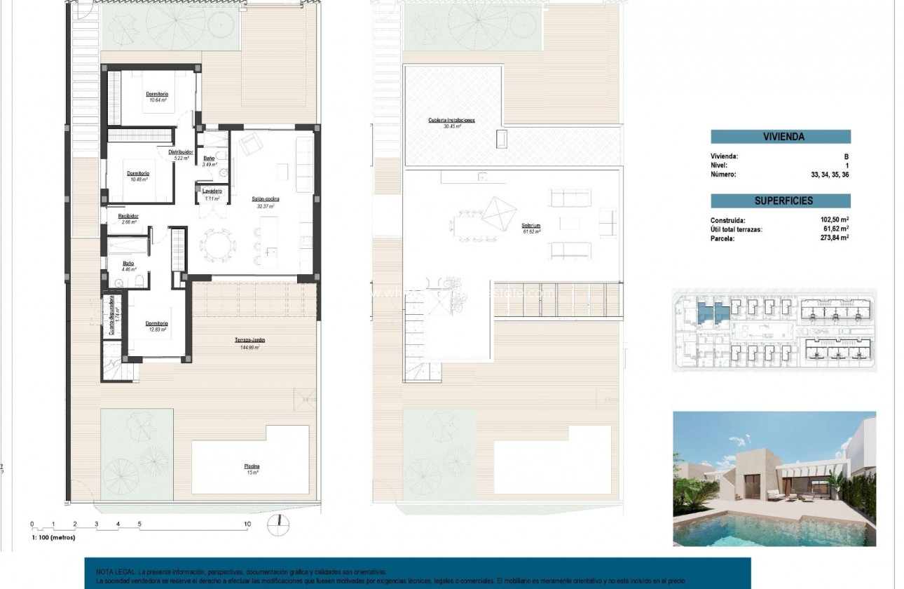 New Build - Villa  - Los Alcázares - Serena Golf