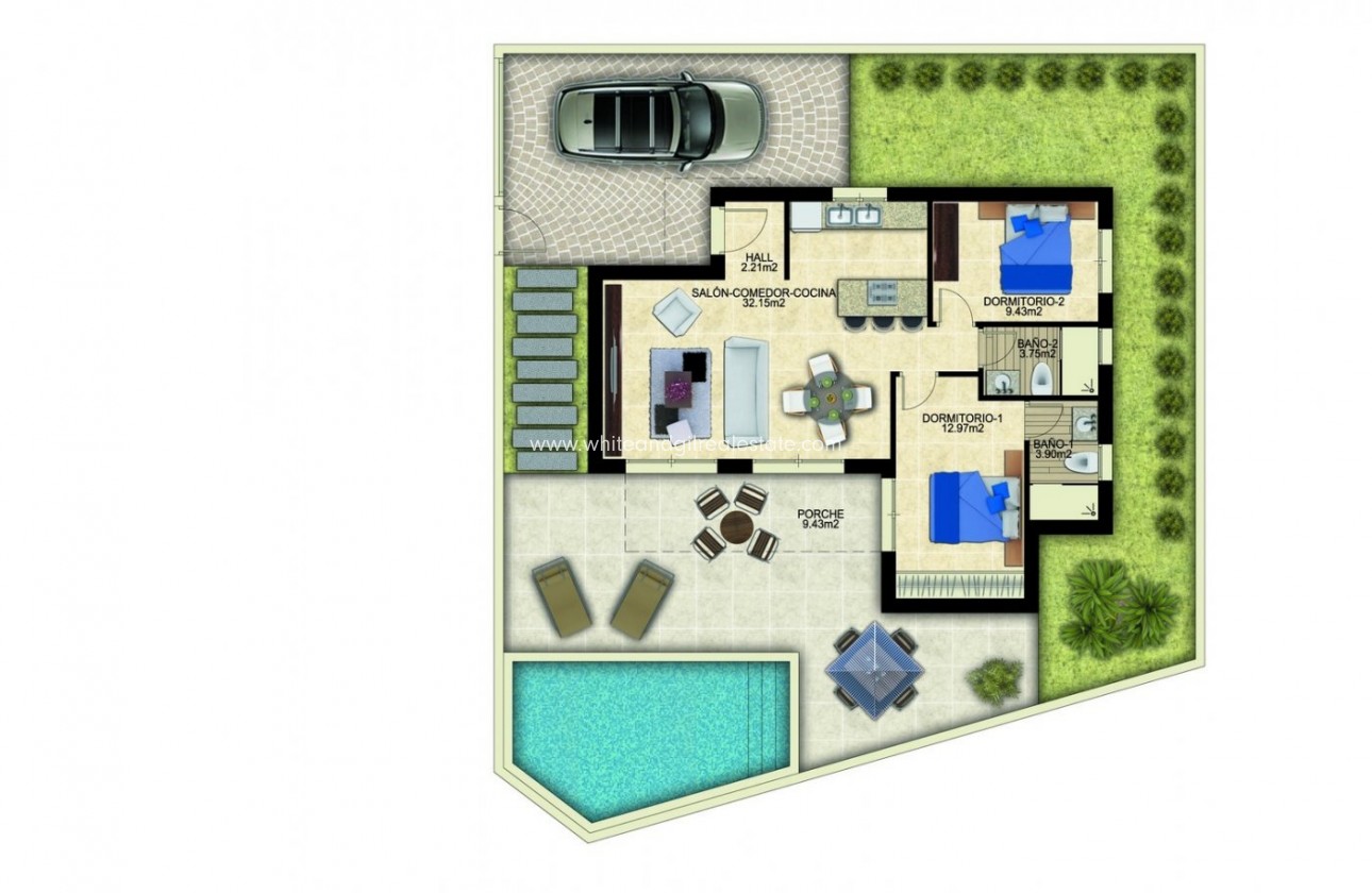 New Build - Villa  - Benijofar - Polideportivo