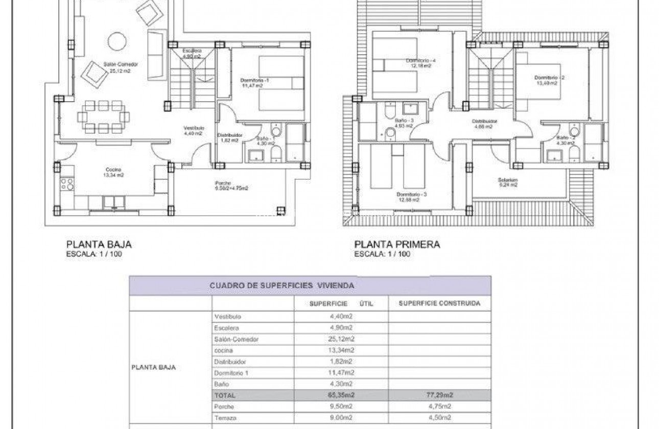 New Build - Villa  - Lorca - Purias
